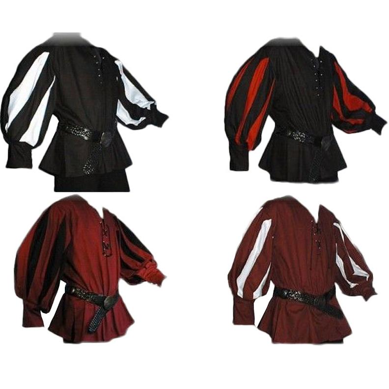 Heren middeleeuws shirt (renaissance kostuum trui tuniek), Kleding | Heren, Verzenden, Nieuw, Overige maten, Kleding