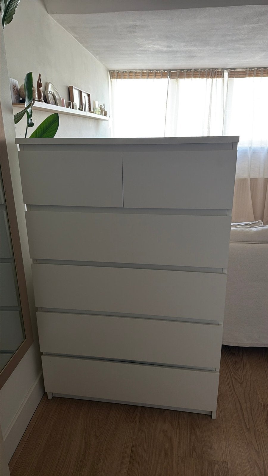 Malm kast ikea, Ophalen, 5 laden of meer, 100 tot 150 cm, 50 tot 100 cm
