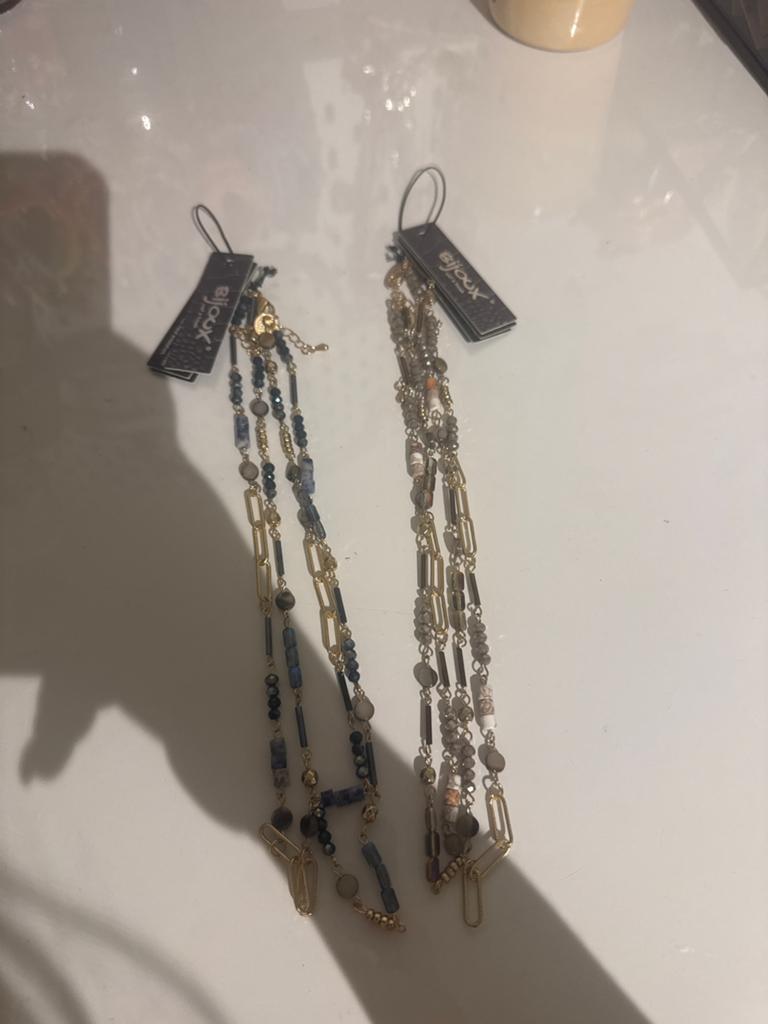 Dubbele ketting van bijoux - Nu slechts 5 euro!, Overige kleuren, Nieuw, Ophalen of Verzenden, Overige materialen