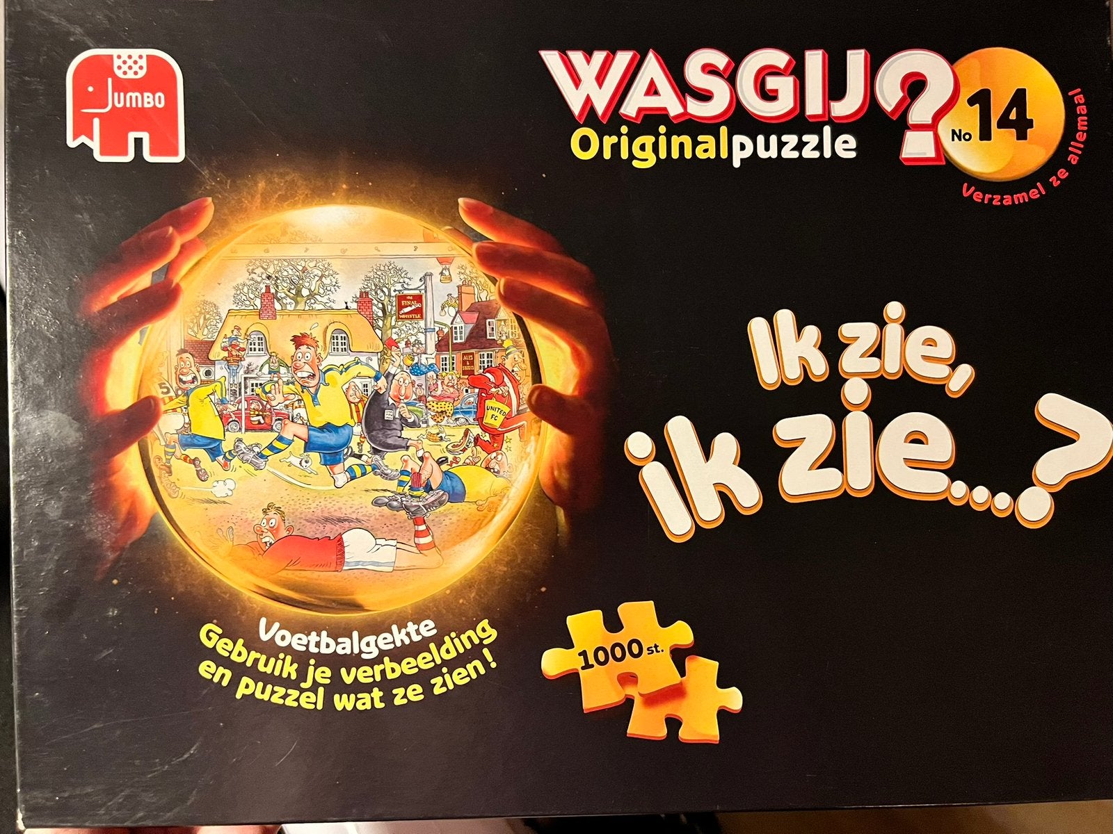 Wasgij puzzel (1000 stukjes), Ophalen, 500 t/m 1500 stukjes, Zo goed als nieuw, Legpuzzel
