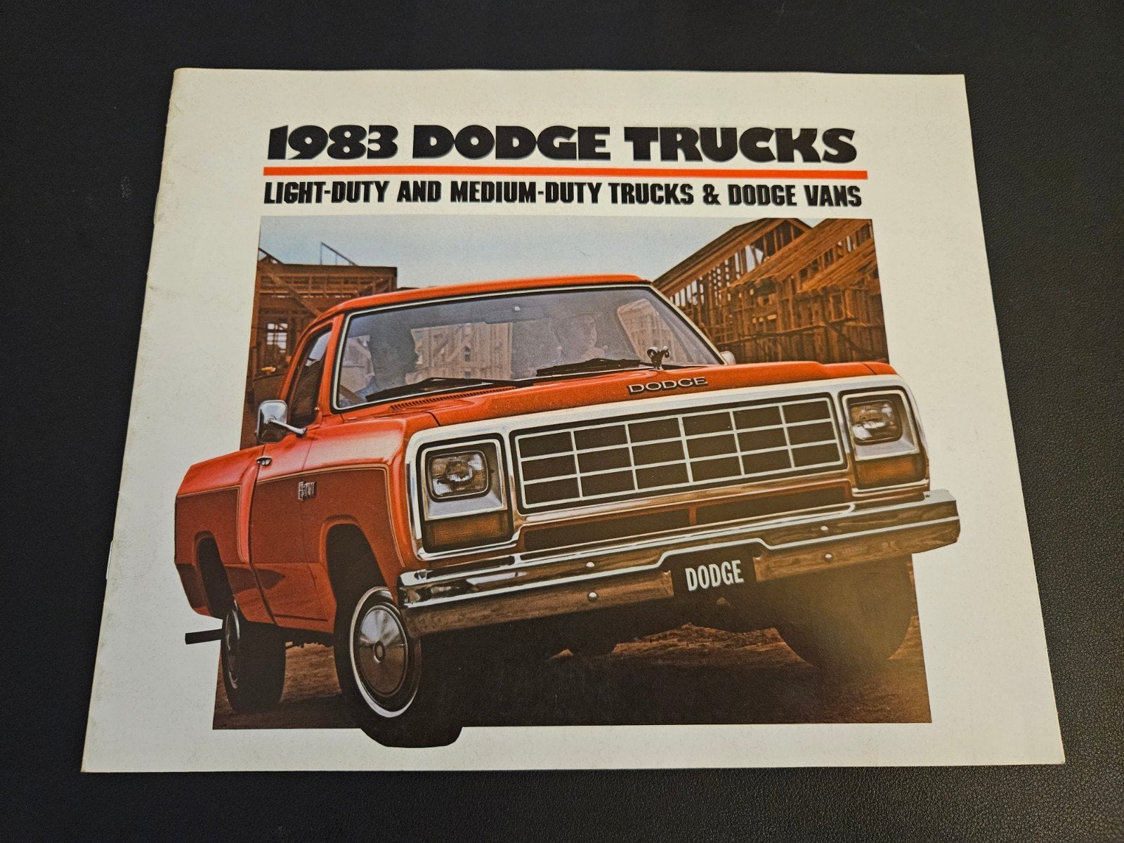 Brochure Dodge Trucks 1983 USA, Ophalen of Verzenden, Zo goed als nieuw, Overige merken