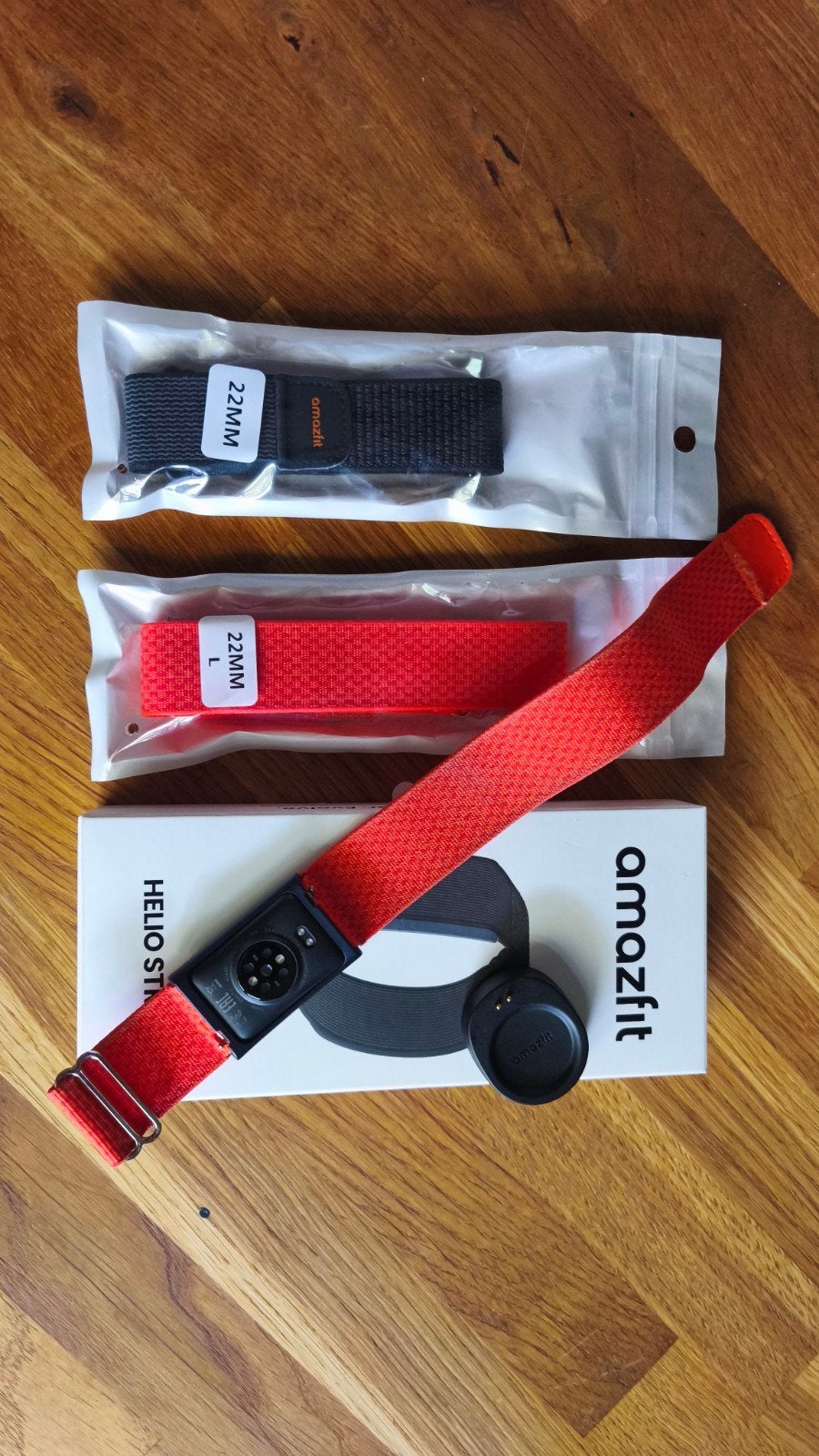 Amazfit Helio Strap - Nieuw in doos, Amazfit, Zwart, Ophalen of Verzenden, Zo goed als nieuw
