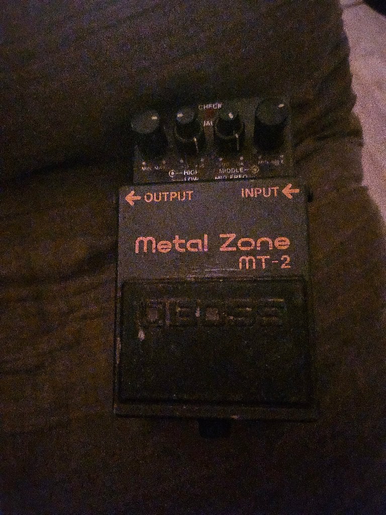 Boss Metal Zone MT-2 Gitaarpedaal, Muziek en Instrumenten, Ophalen of Verzenden, Gebruikt, Distortion, Overdrive of Fuzz