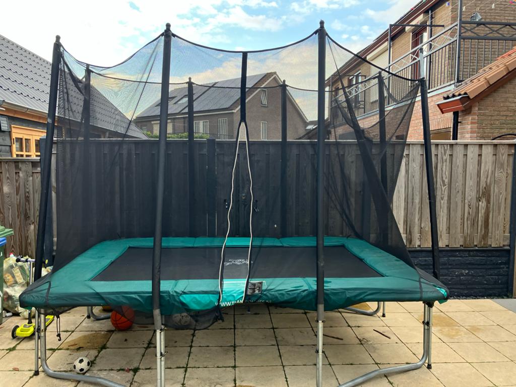 Magic Jump Trampoline met veiligheidsnet, Ophalen, Gebruikt