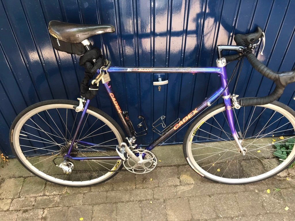 Vintage racefiets Giant Cadex carbon, Ophalen, Gebruikt, Carbon, 10 tot 15 versnellingen