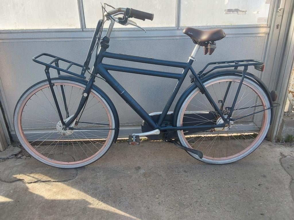 CORTINA U4 HERENFIETS DUBBELE STANG REDELIJKE STAAT, Fietsen en Brommers, Fietsen | Heren | Herenfietsen, Ophalen, Gebruikt, Overige merken