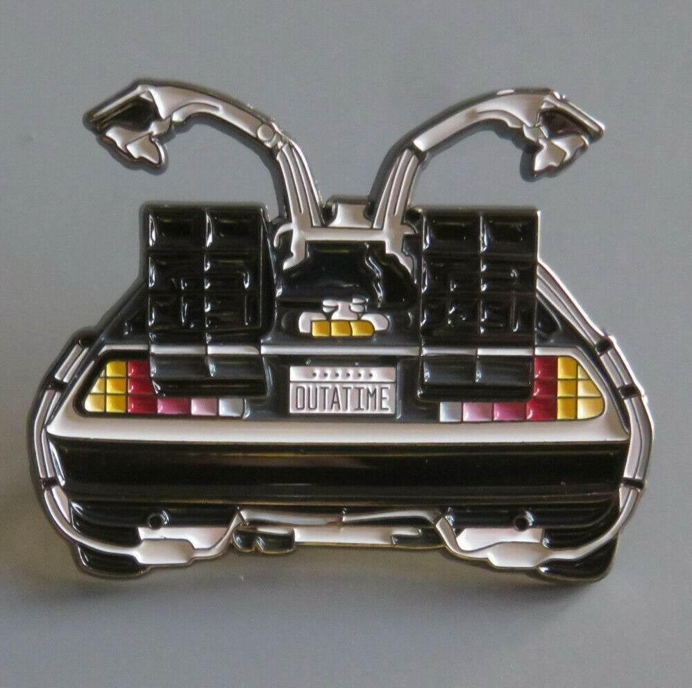 BACK TO THE FUTURE Delorean film Enamel Pin speld, Verzenden, Nieuw, Poster