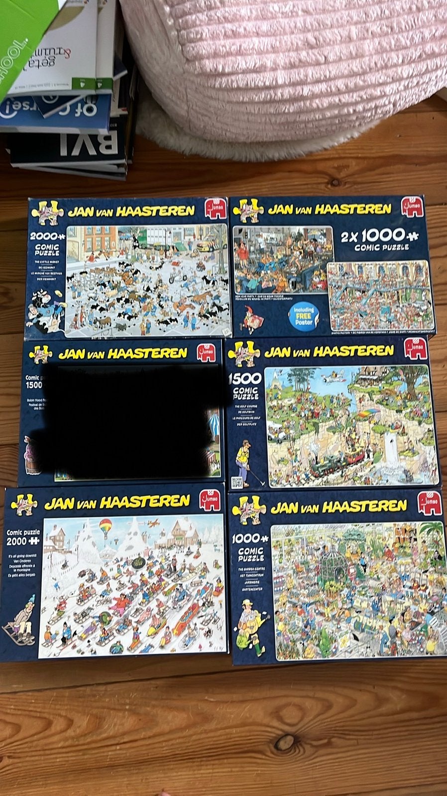 Jan van Haasteren puzzels, Ophalen, Meer dan 1500 stukjes, Zo goed als nieuw