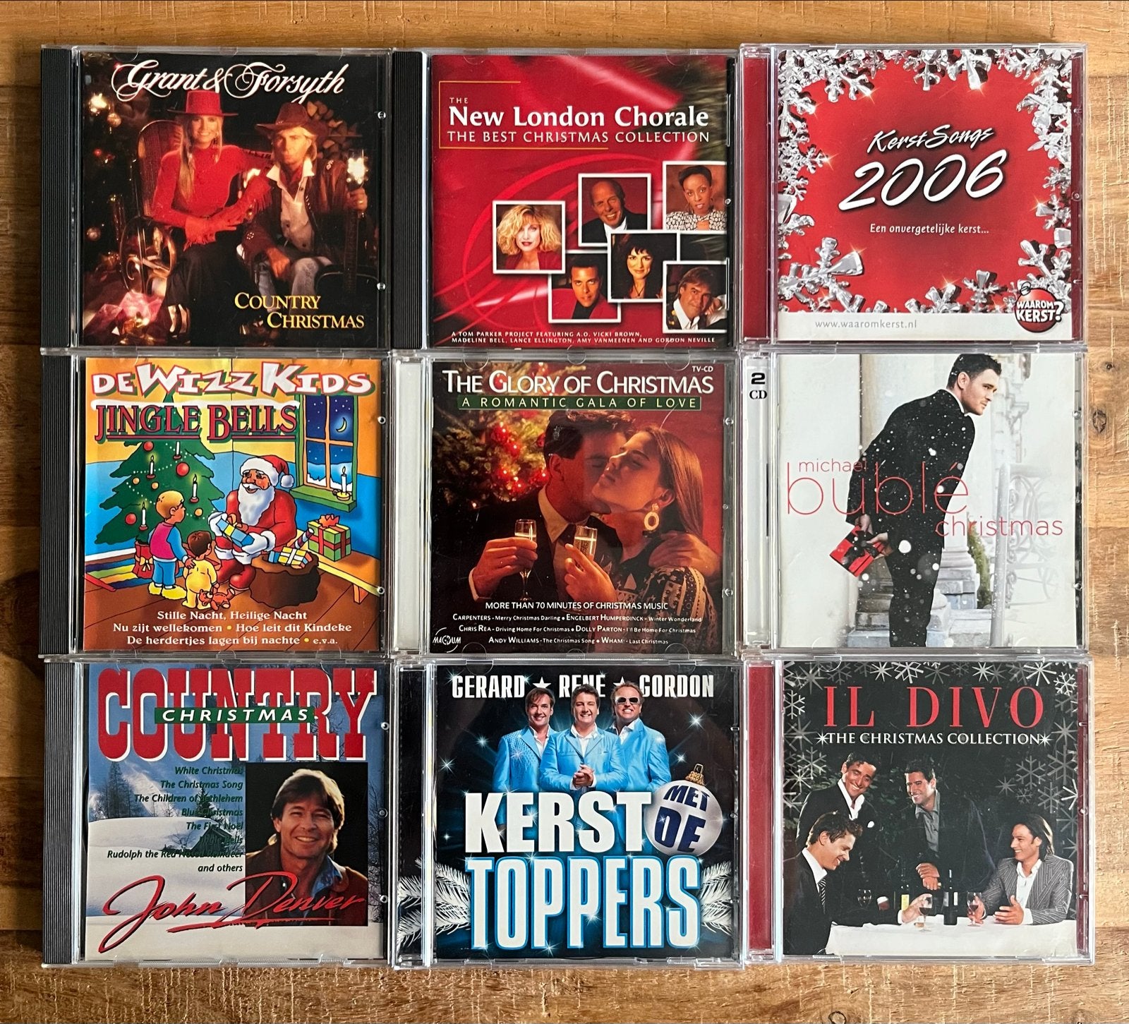 16 kerst CD's - Diverse artiesten, Cd's en Dvd's, Cd's | Kerst en Sinterklaas, Gebruikt, Kerst, Album, Inclusief doosje, Ophalen of Verzenden