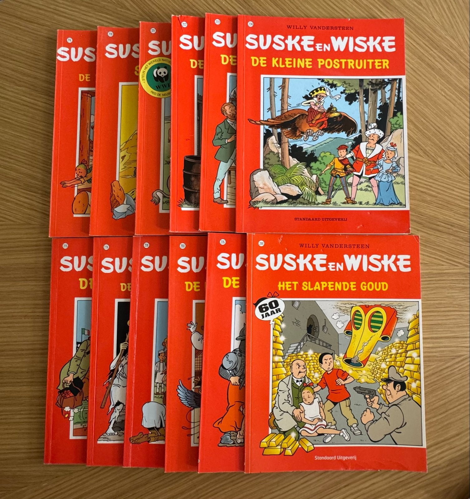 Suske en Wiske - Nummers 216, 220-226, 230, 233, 235, 288, Meerdere stripboeken, Ophalen, Gelezen