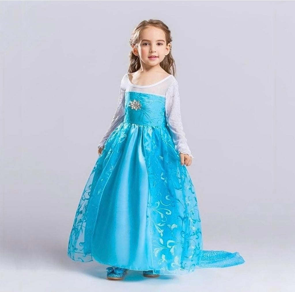 Nieuw ! NL Maat 110 Mooie Frozen Elsa Jurk Prinsessenjurk, Ophalen of Verzenden, Nieuw, 110 t/m 116, Meisje