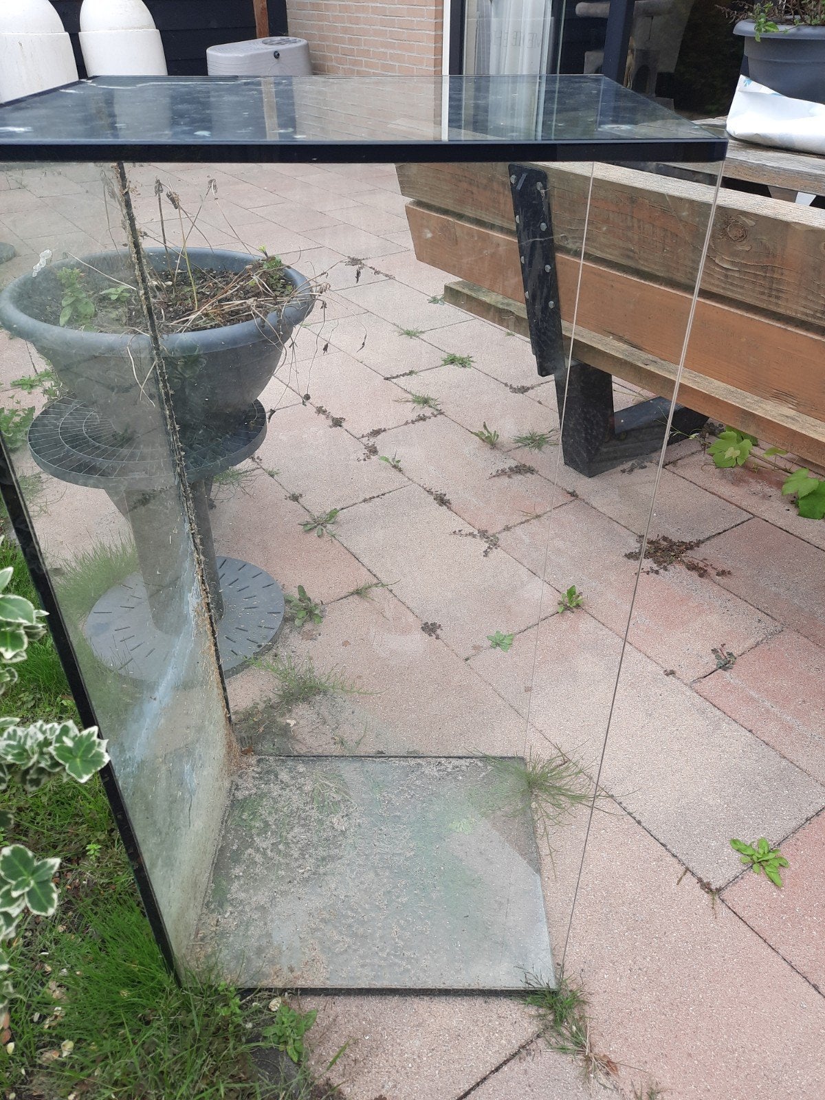 Terrarium bak, Ophalen
