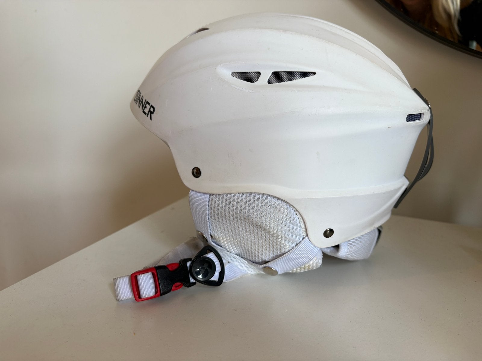 Sinner skihelm maat S, Gebruikt, Overige typen, Minder dan 100 cm, Ophalen