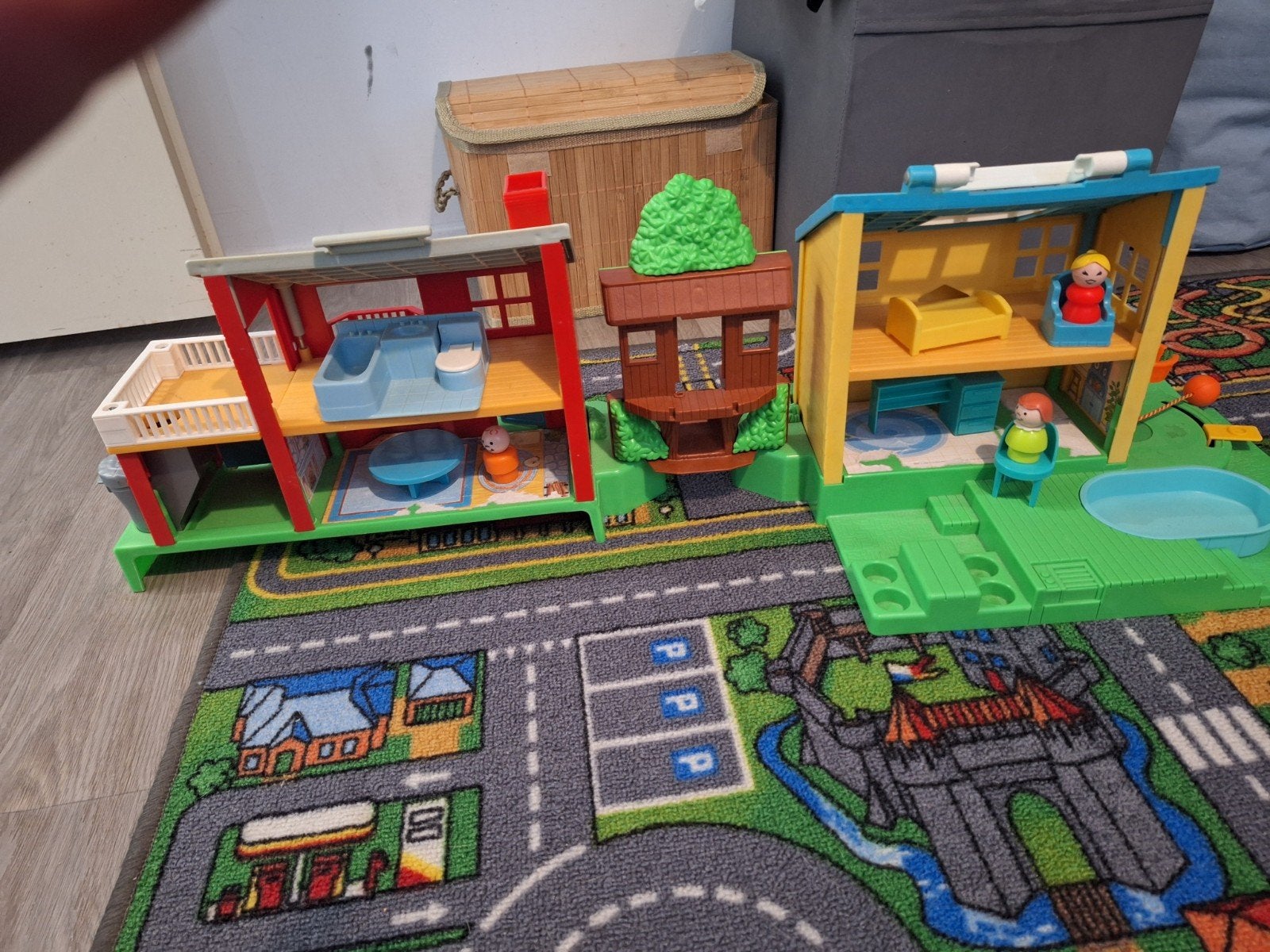 Fisher-Price Little People Speelset: Huis en Boomhut, Ophalen, Gebruikt, Speelset