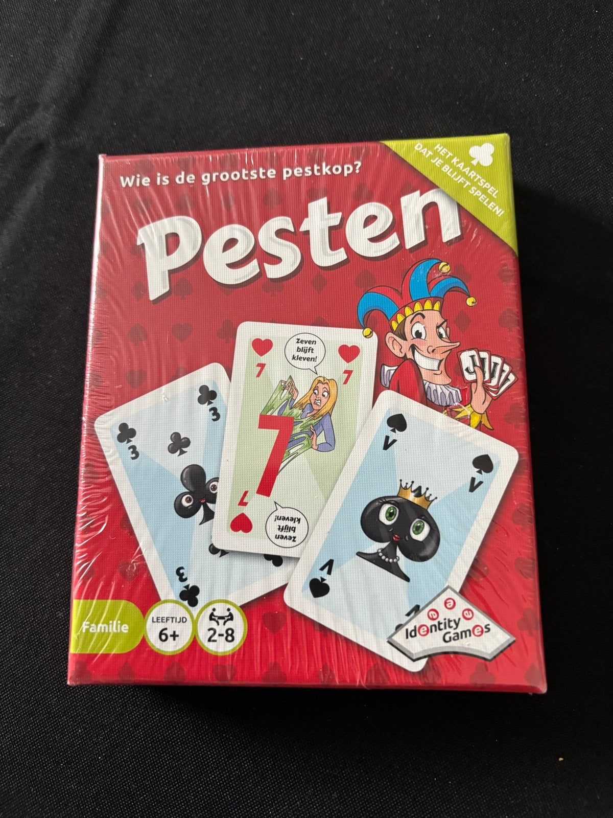 Pesten Kaartspel - Het kaartspel dat je blijft spelen!, Een of twee spelers, Ophalen of Verzenden, Nieuw