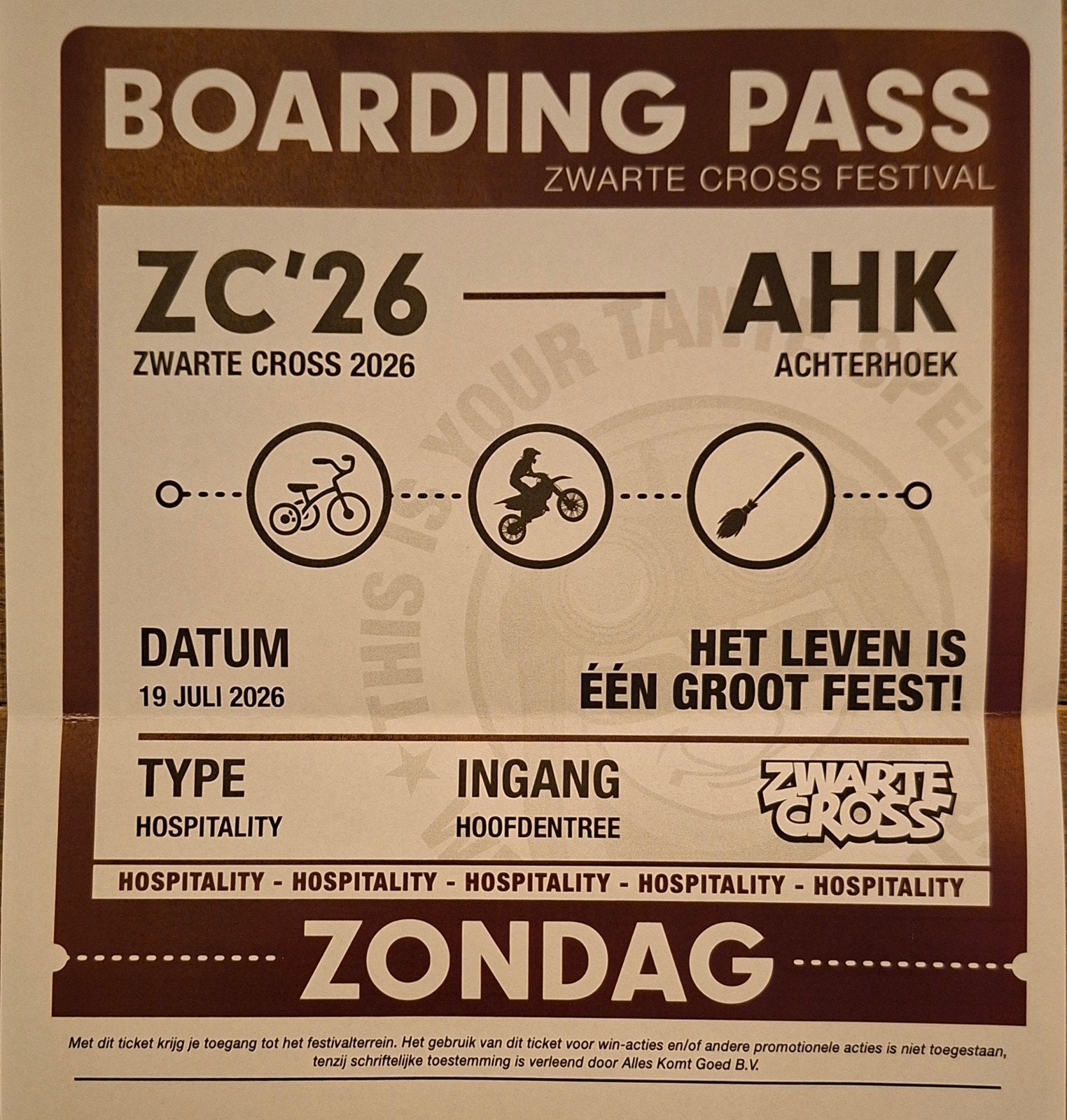 Zwarte Cross, Twee personen