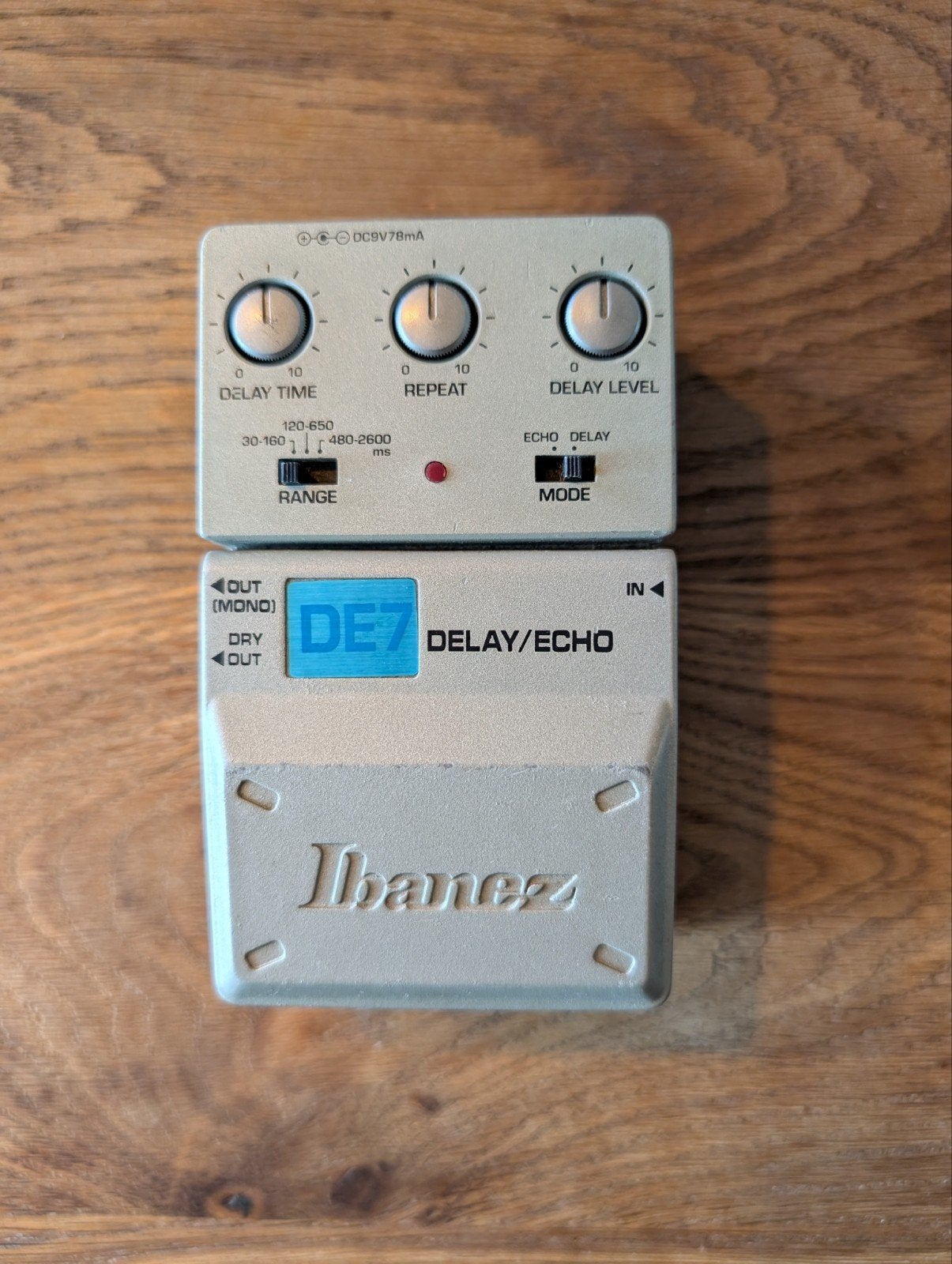 Ibanez DE7 Delay/Echo gitaarpedaal, Muziek en Instrumenten, Ophalen of Verzenden, Gebruikt, Delay of Echo