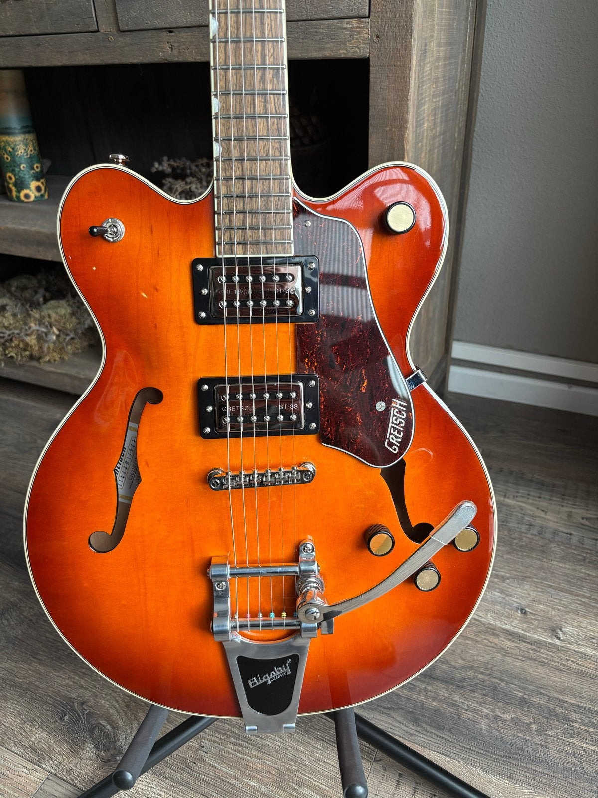 Gretsch 2622T CB Abbey Ale met originele koffer, Ophalen, Zo goed als nieuw, Overige typen, Met koffer