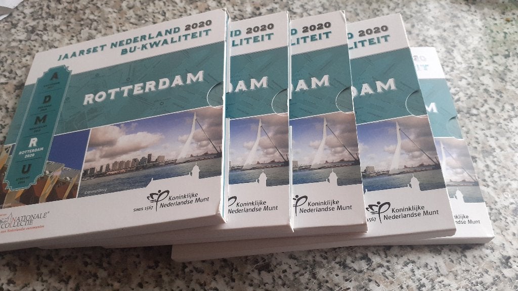 Rotterdam jaarsets 2020 kwaliteit BU, Ophalen of Verzenden, Koningin Beatrix, Overige waardes, Setje