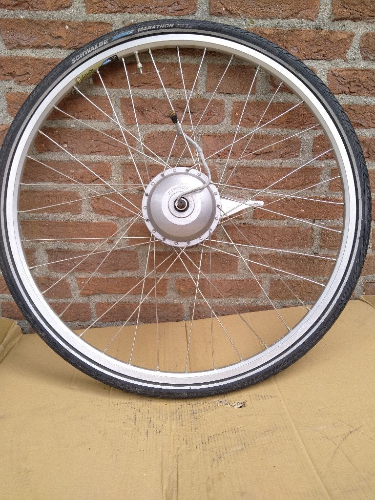 Gazelle Voorwielmotor Elektrische fiets €61,-, Gebruikt, Gazelle, Ophalen of Verzenden, Volgt
