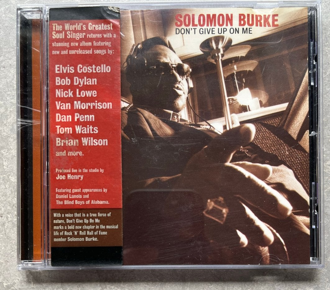 Solomon Burke - Don't Give Up On Me (cd soul), Ophalen of Verzenden, Zo goed als nieuw, Album, Inclusief boekje