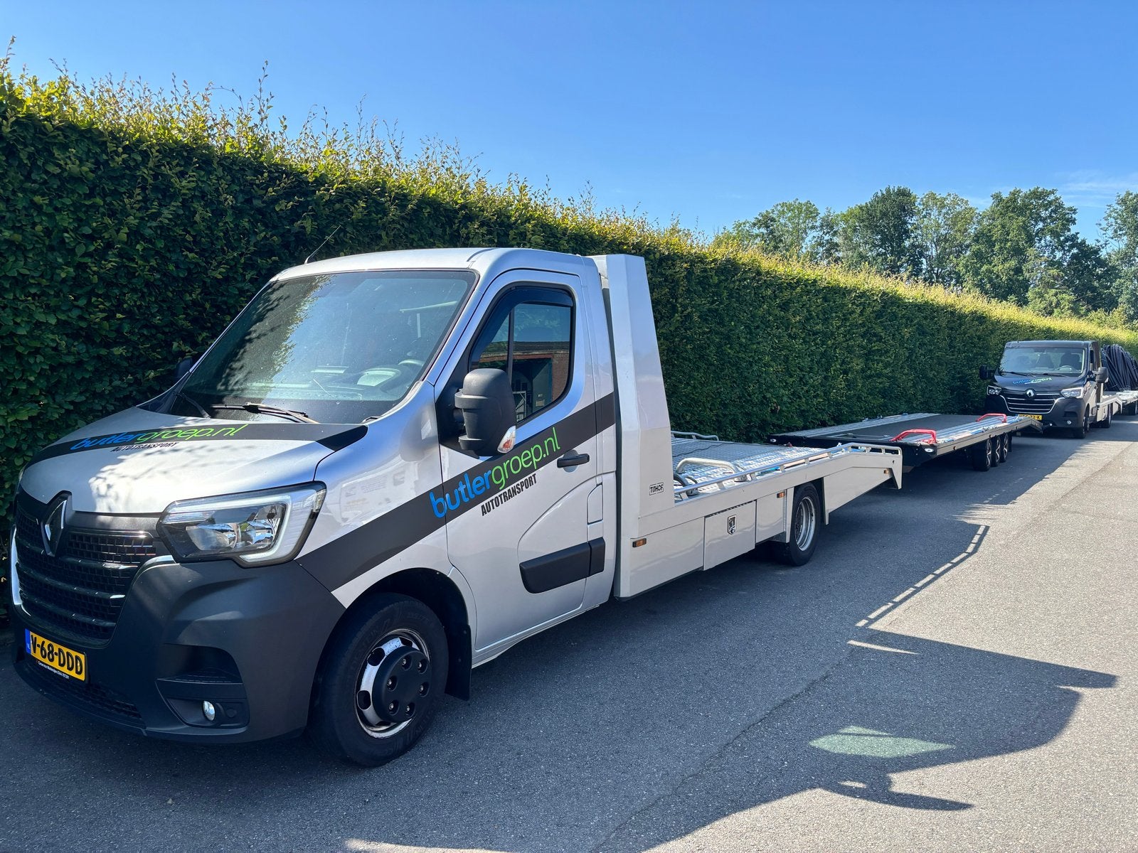 Renault Master Autotransporter met aanhanger, Ophalen, Gebruikt