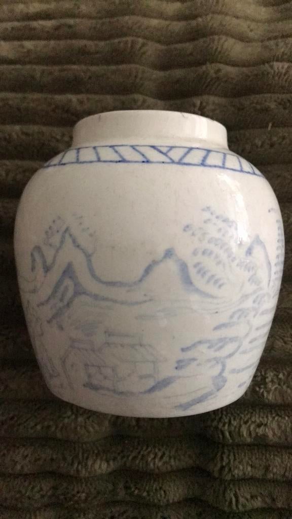 Brocante gemberpot, Ophalen of Verzenden