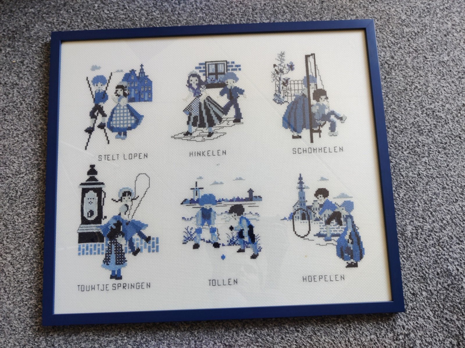 Borduurwerk kinderspel zgan, Ophalen of Verzenden