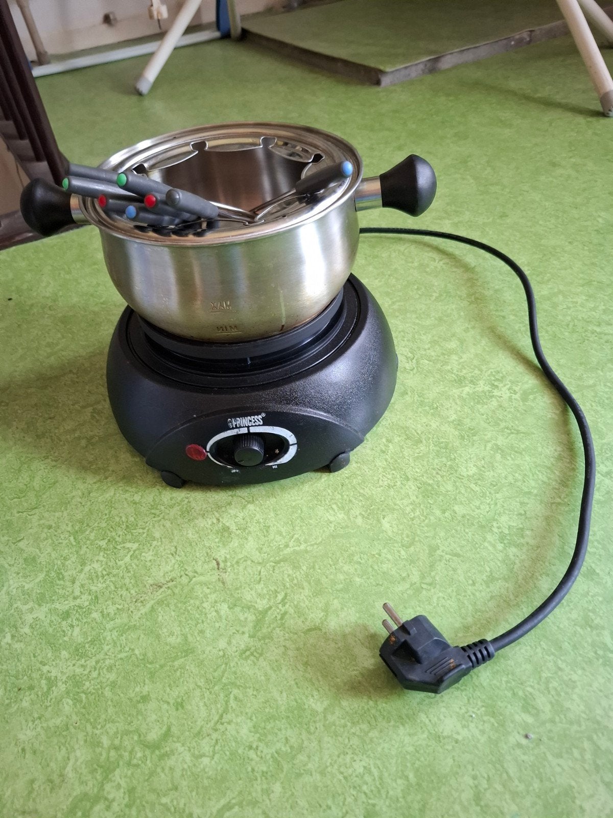 Princess Fondueset  KERST IDEETJE, Ophalen of Verzenden, Gebruikt, Elektrisch, Fondueset