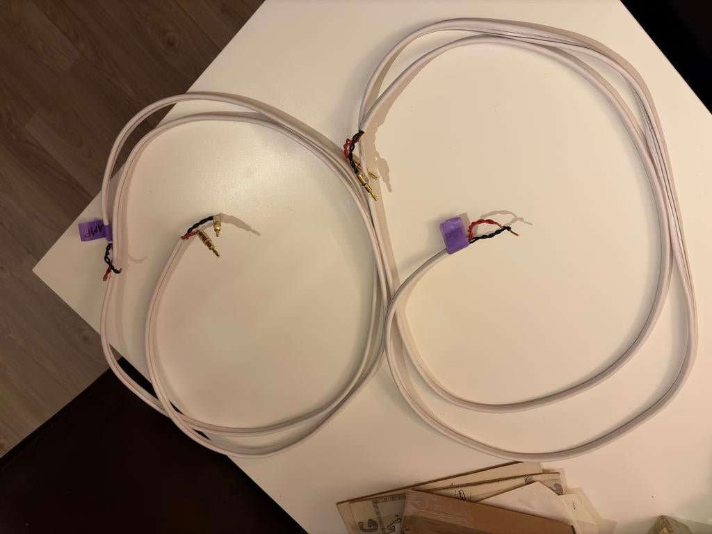 AudioQuest Rocket 11 luidsprekerkabels 2x 4m, Ophalen of Verzenden, Zo goed als nieuw, 2 tot 5 meter, Luidsprekerkabel
