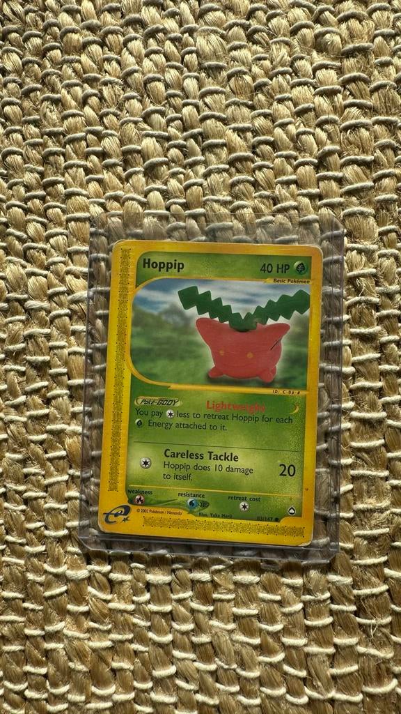 Hoppip 83/146 Pokemon Aquapolis Excellent/Good, Ophalen of Verzenden, Gebruikt, Losse kaart