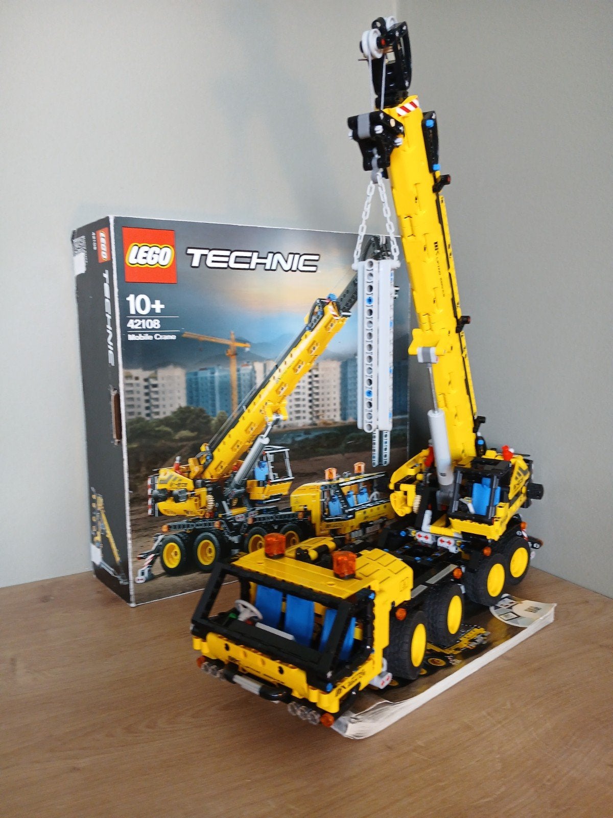 Lego Technic Mobiele Kraan 42108 - Zo goed als nieuw, Compleet, Lego, Ophalen of Verzenden, Zo goed als nieuw