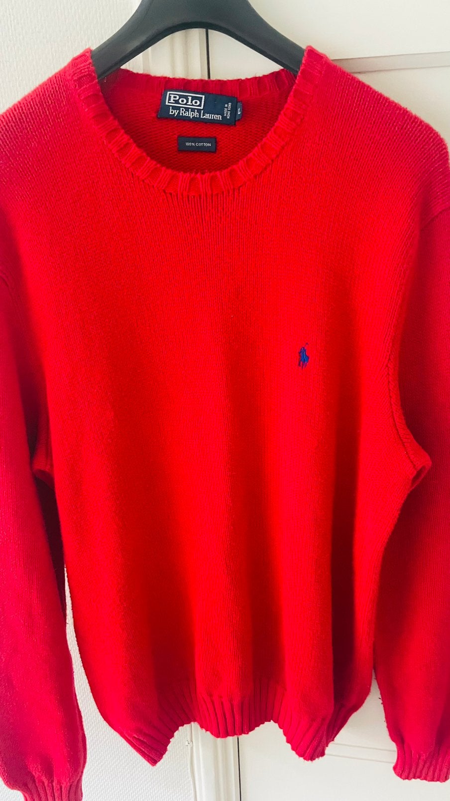 Te koop: trui, Ralph Lauren, rood, maat L, Ophalen of Verzenden, Zo goed als nieuw, Rood