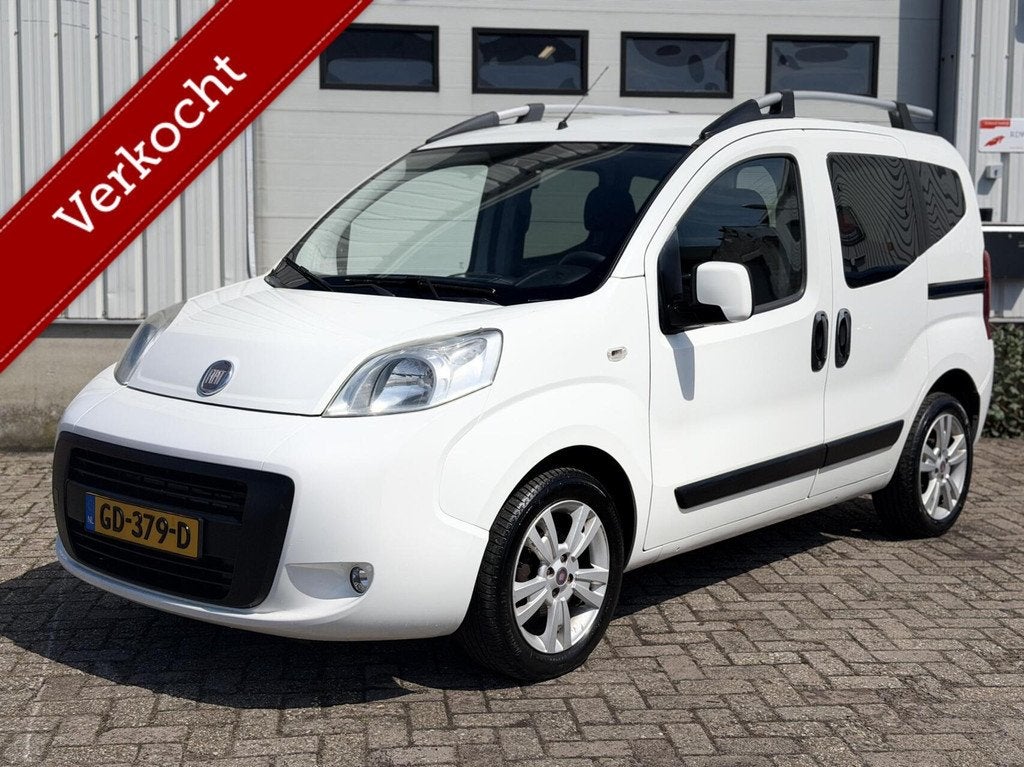 Fiat Qubo 1.4 Dynamic, Auto's, Fiat, Bedrijf, Qubo, ABS, Airbags, Airconditioning, Alarm, Boordcomputer, Centrale vergrendeling