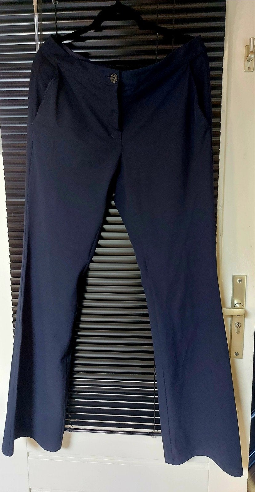 Penn & Ink blauwe damesbroek mt 42 (travelstof), Penn & Ink, Blauw, Maat 42/44 (L), Ophalen of Verzenden