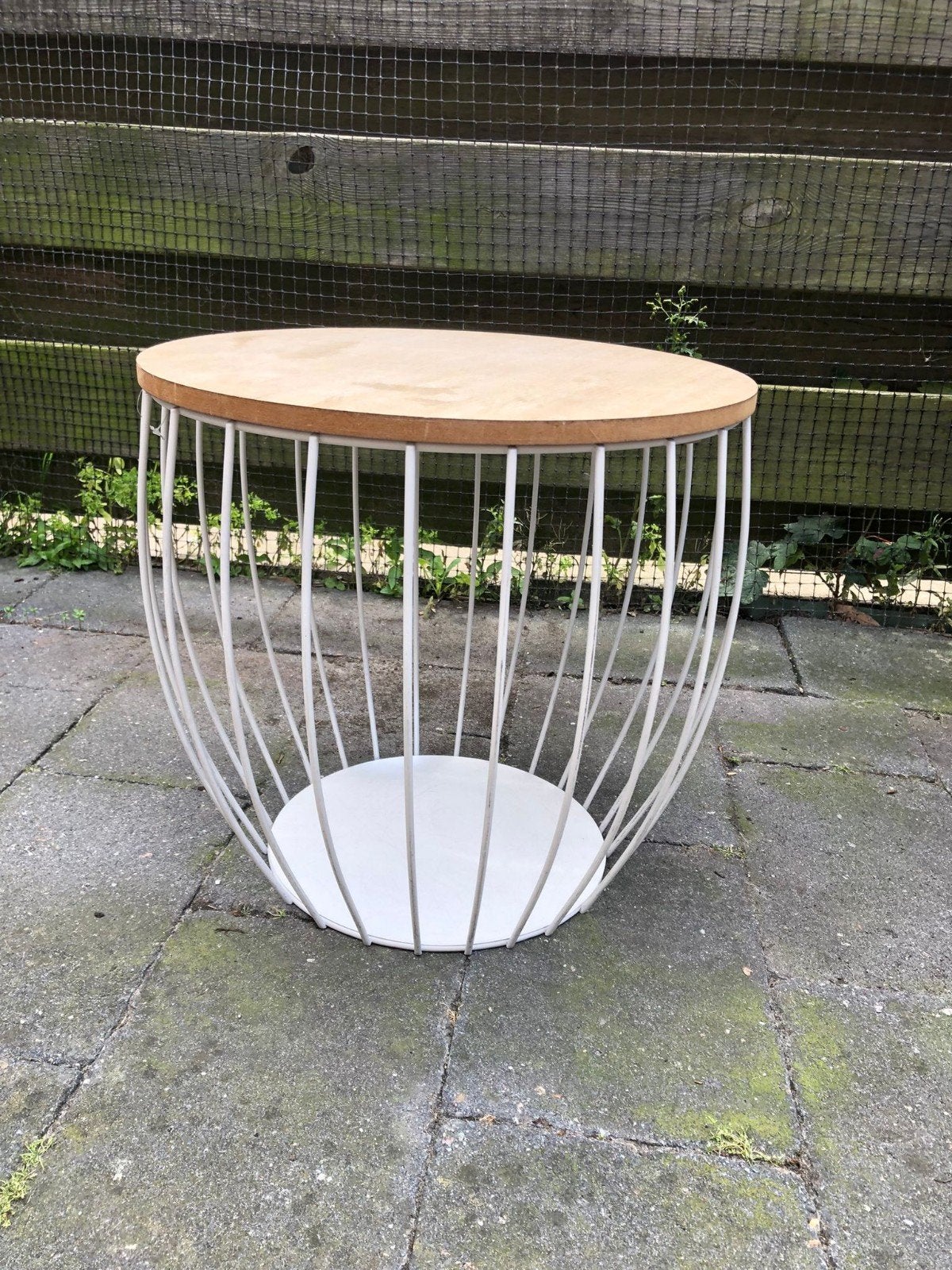 Sidetable met opbergruimte, Ophalen, Minder dan 45 cm, Minder dan 55 cm, Rond