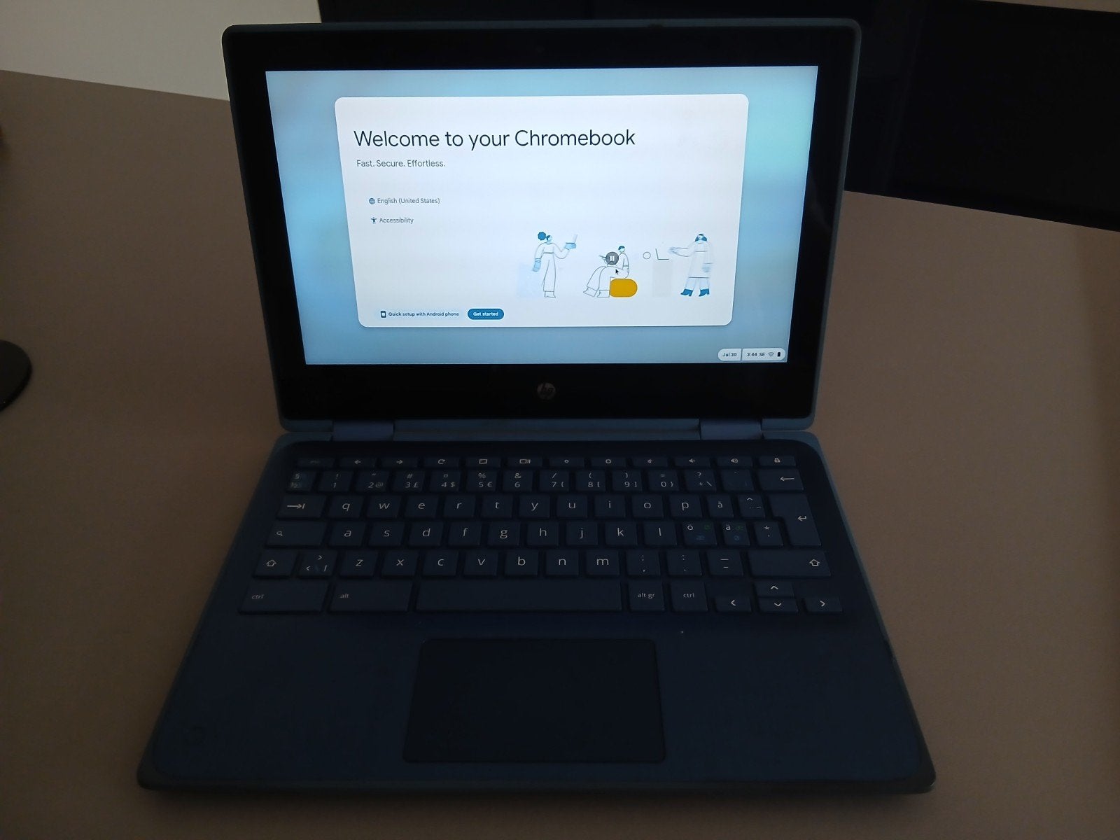 ​​​HP Chromebook x360 11 G3 EE | 11.6 inch Touchscreen, Ophalen, Qwerty, Touchscreen, HP