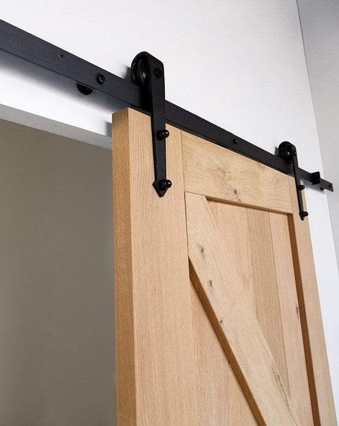 NIEUW! barndeur loftdeur schuifdeuren van massief eiken, Niet ingevuld, 80 tot 100 cm, Binnendeur, Niet ingevuld