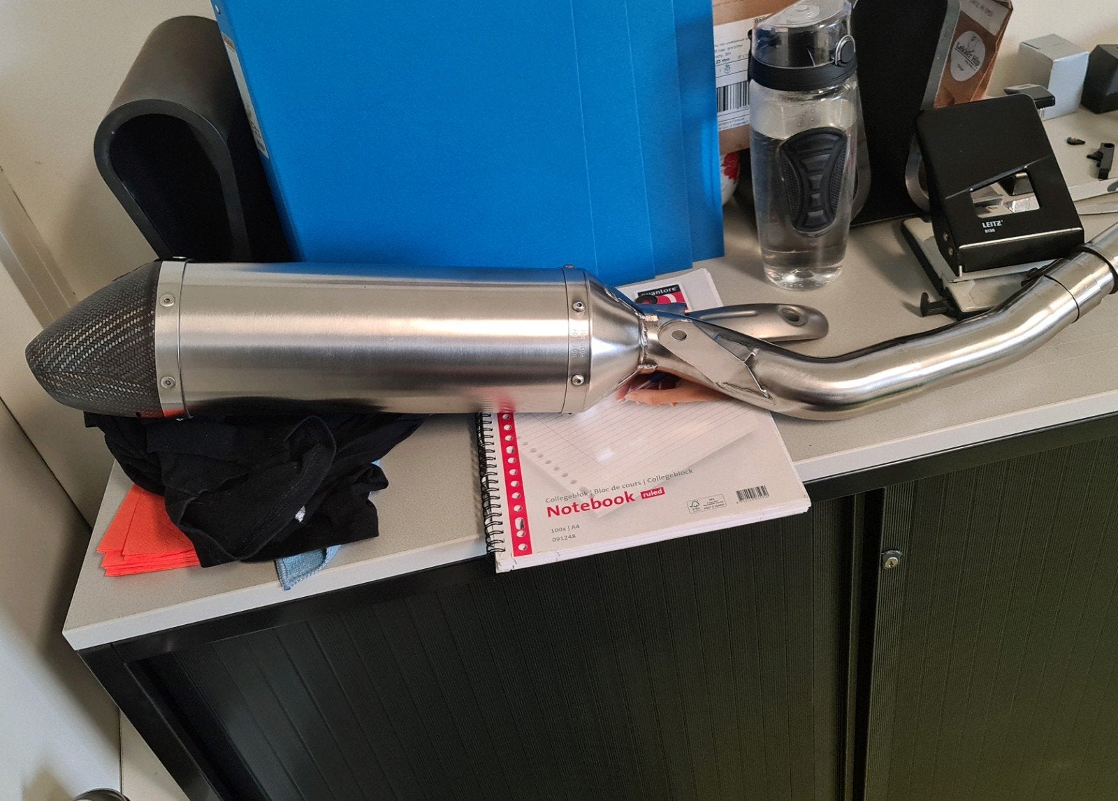Suzuki LTR 450 Leovince Einddemper, Motoren, Ophalen of Verzenden, Gebruikt
