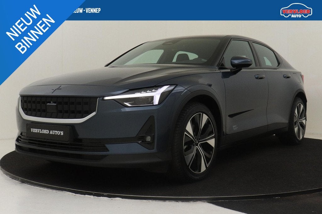 Polestar 2 LONG RANGE SINGLE MOTOR 78 kWh -360°CAM|ADAP.CRU, Auto's, Polestar, Polestar 2, Stof, Gebruikt, Blauw