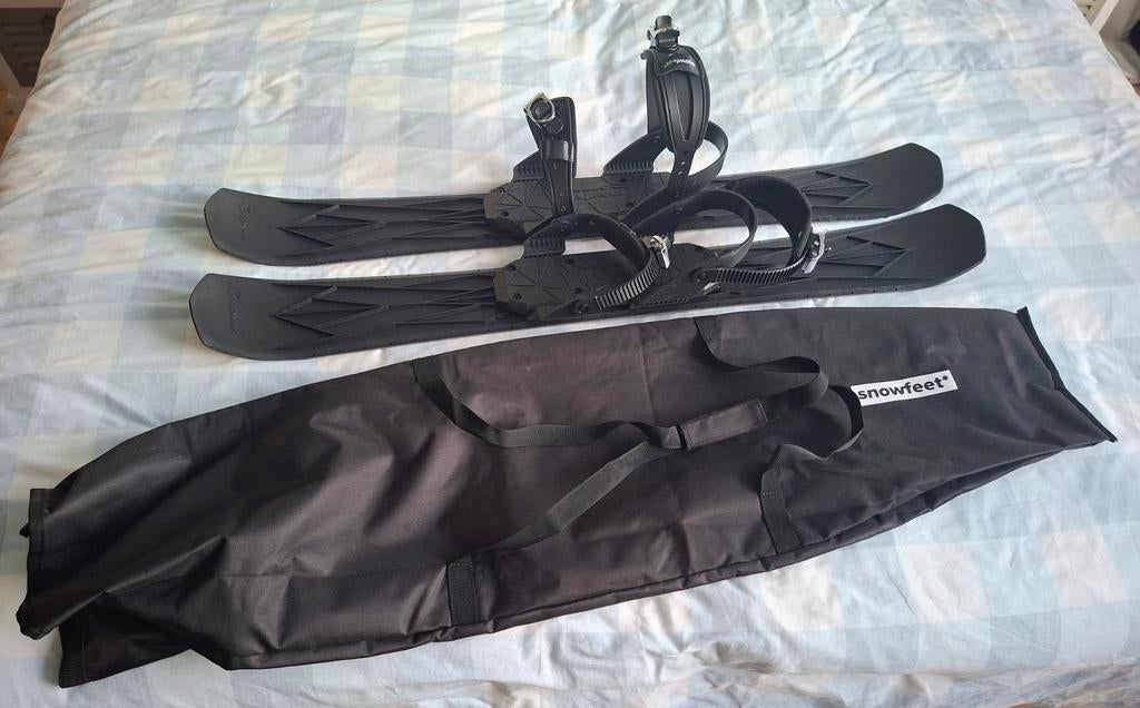 Snowfeet 100 cm skiblades inclusief draaghoes, Sport en Fitness, Ophalen, Ski's, Overige merken