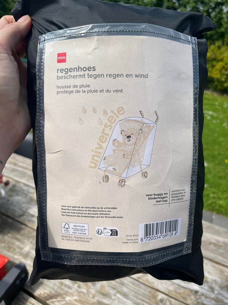 Universele HEMA regenhoes voor buggy/kinderwagen, Ophalen, Zo goed als nieuw