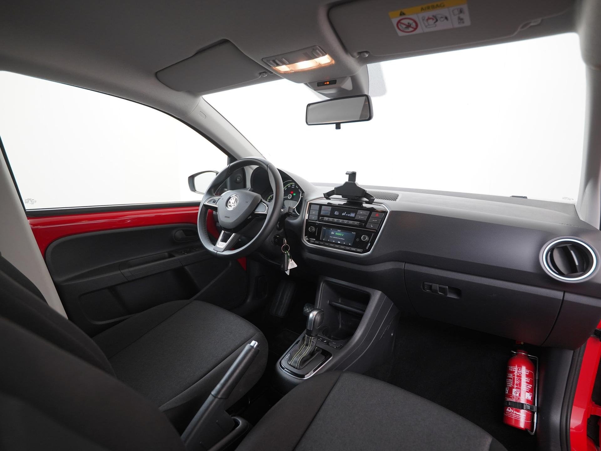 Skoda Citigo e-iV EV Ambition | Bluetooth | Airco | Zondag O, Auto's, Stof, Zwart, 89 %, Start-stop-systeem