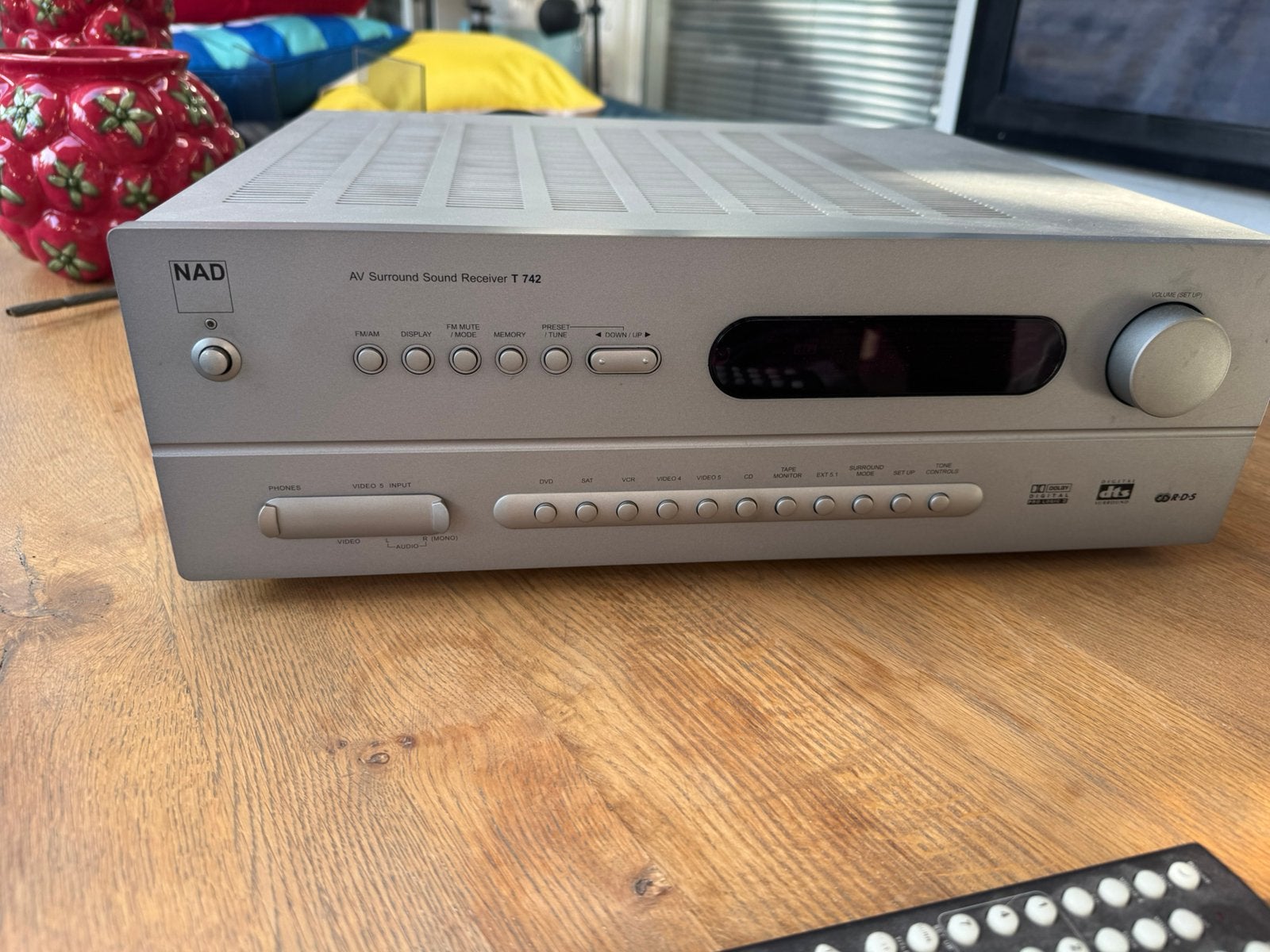 Nad t742 reciever, dts, Ophalen, Zo goed als nieuw, 120 watt of meer, Overige merken