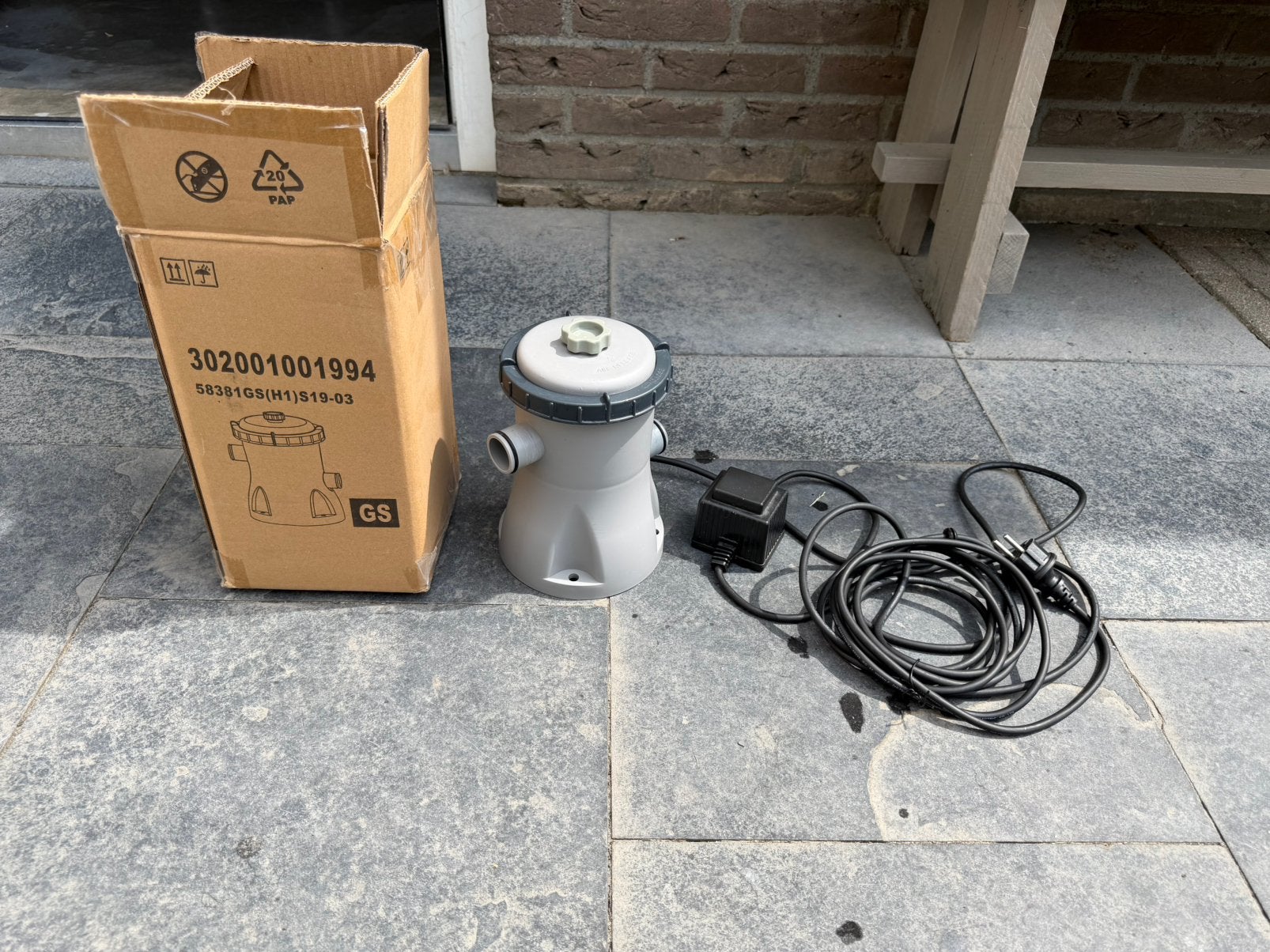 Bestway filterpomp, Ophalen of Verzenden, Zo goed als nieuw, Kunststof, Overige typen