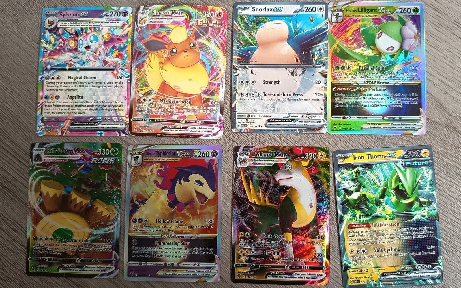 Pokémon Kaarten Collectie - VMAX, VSTAR, EX - Zeldzaam, Ophalen of Verzenden, Zo goed als nieuw, Meerdere kaarten