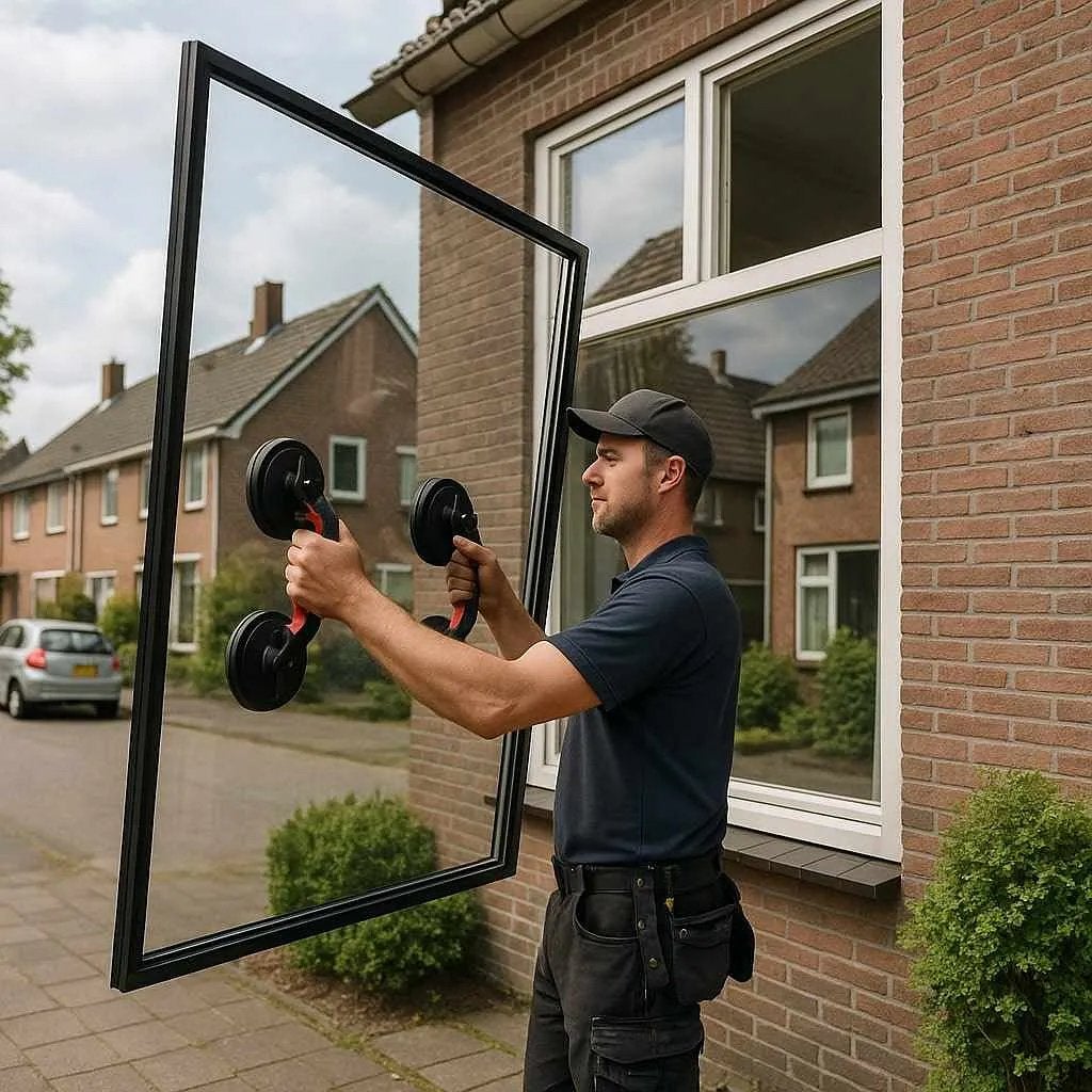 Ervaren glaszetter in Amsterdam en omstreken – Alle soorten, Gevelraam of Ruit, 80 tot 120 cm, 120 tot 160 cm, Nieuw