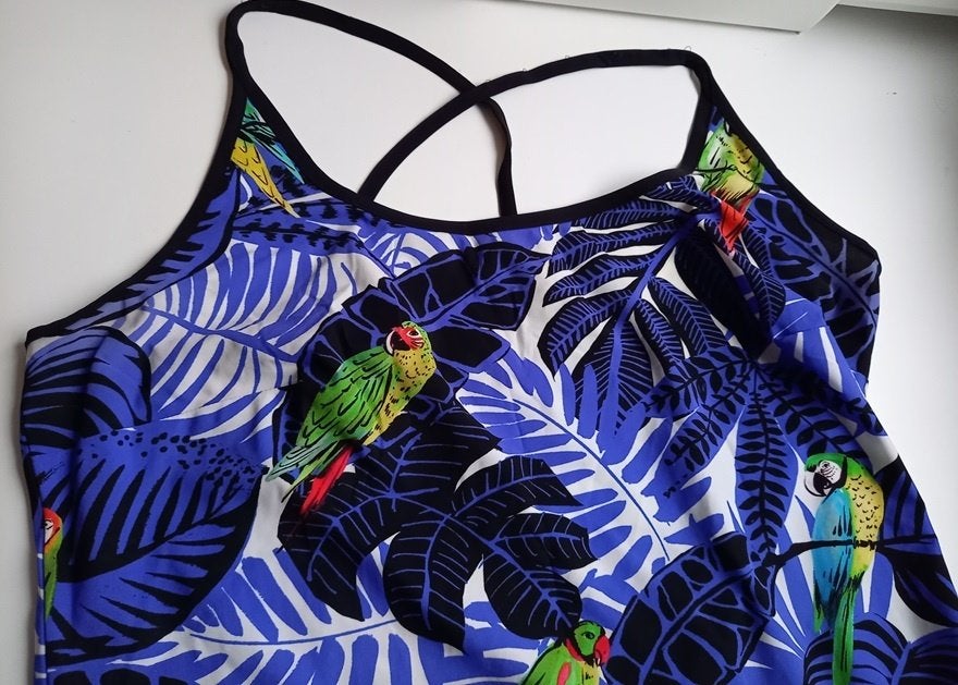 Studio Anneloes mooie blauwe zomer jurk met vogels, mt XL, Kleding | Dames, Jurken, Studio Anneloes, Maat 46/48 (XL) of groter