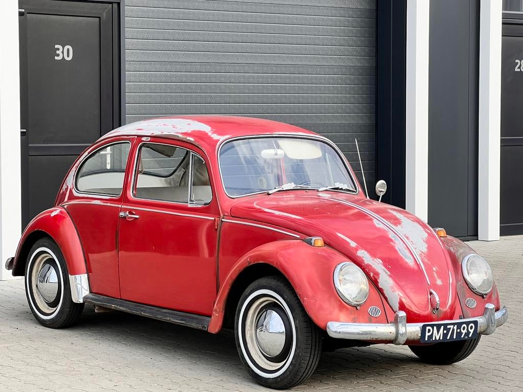 Volkswagen Kever “one year only” 1967 Rood, 39 pk, 1285 cc, Geïmporteerd, 17 km/l