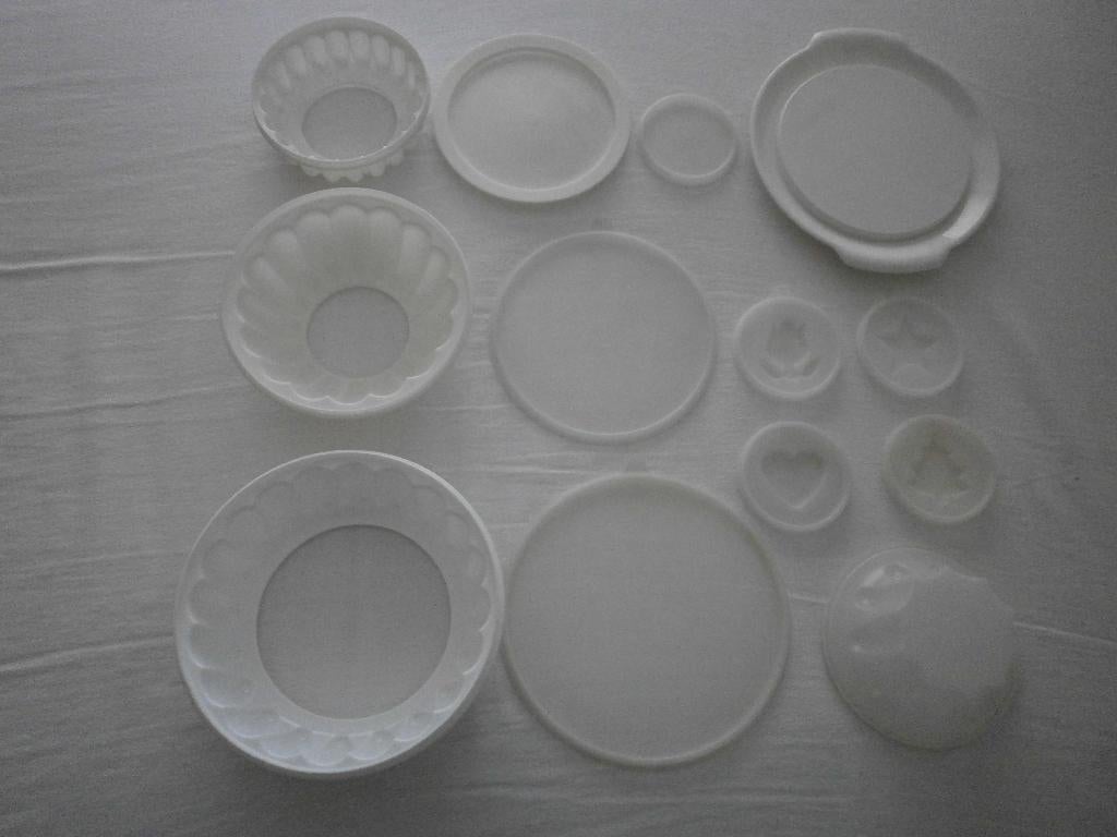 Tupperware Tulbandvorm ,Puddingvorm, en Rijstvorm, Ophalen of Verzenden, Gebruikt, Wit, Overige typen